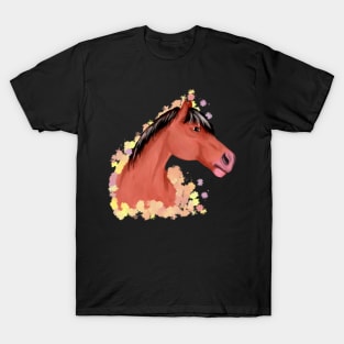 Colorful horse portrait T-Shirt